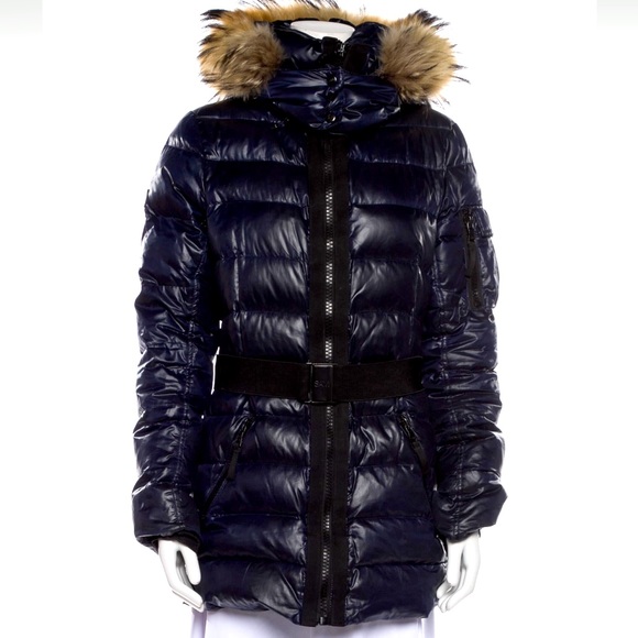 SAM. Down Parka with fur hood.